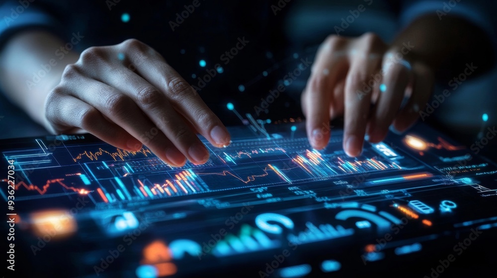 Projection of business data with diagrams under human control. Projection of business data with diagrams under human control.
