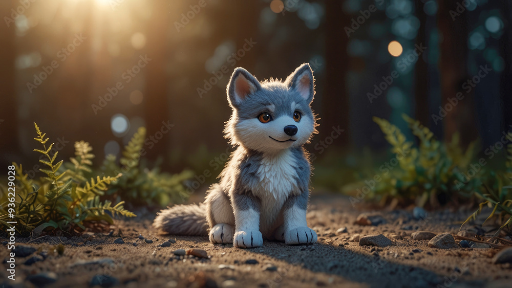 cute small plush toy wolf cute small plush toy wolf