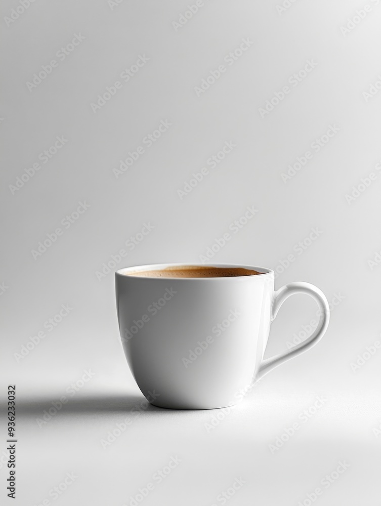 Elegant Coffee Cup Against a Crisp Minimalist White Background, the Essence of Minimalist Photography, Graphic Resources, Wallpapers, Brochure, Advertising, Elegant Coffee Cup Against a Crisp Minimalist White Background, the Essence of Minimalist Photography, Graphic Resources, Wallpapers, Brochure, Advertising,
