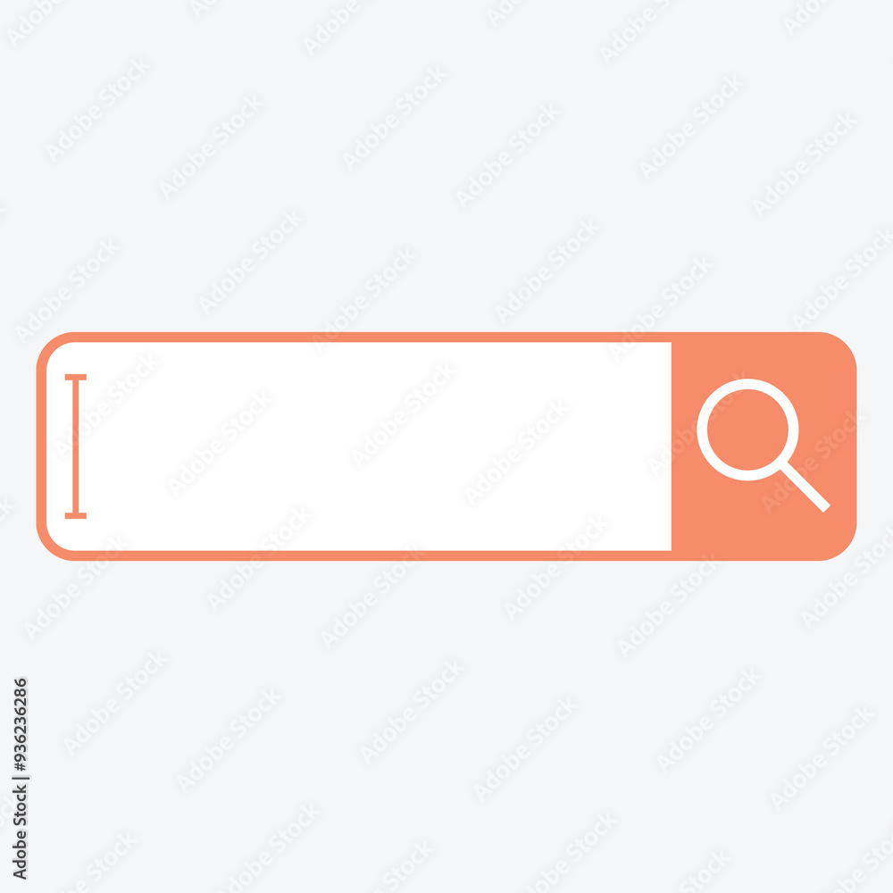 A simple search bar design with an icon for searching. A simple search bar design with an icon for searching.