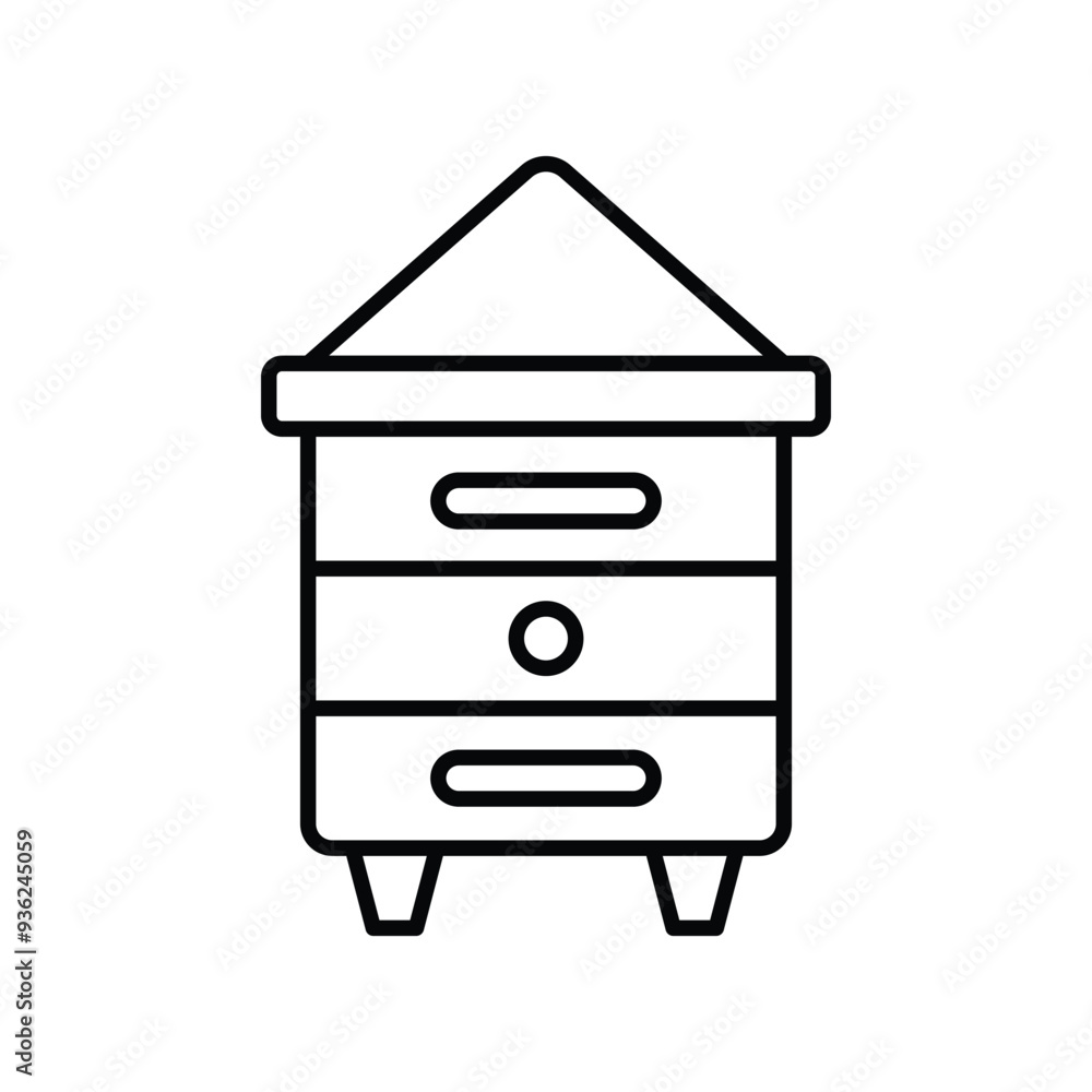 apiary line leneal icon vector stock illustration apiary line leneal icon vector stock illustration