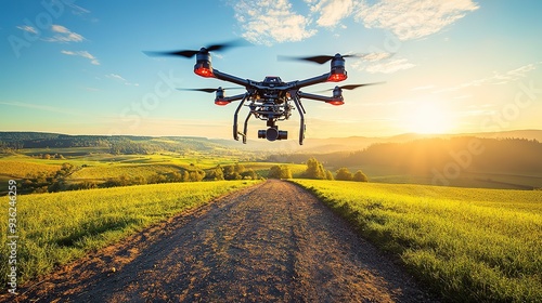 Smart drone technology that uses drones to inspect areas Whether agriculture, surveying, filming, product delivery, drones that scan areas and send back information.