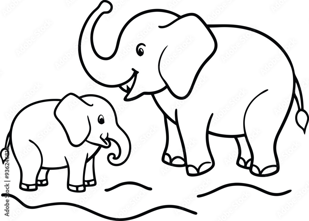 Let kids explore with this Elephant line art coloring book
Let kids explore with this Elephant line art coloring book