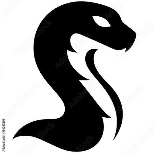 King cobra logo silhouette