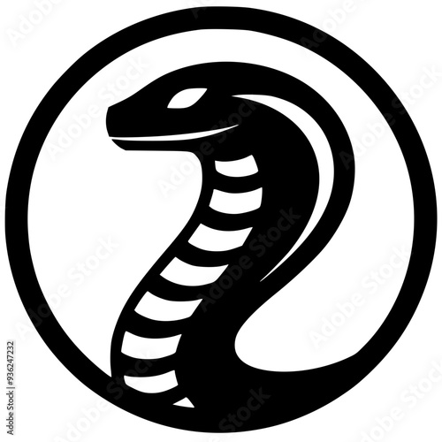 King cobra logo silhouette