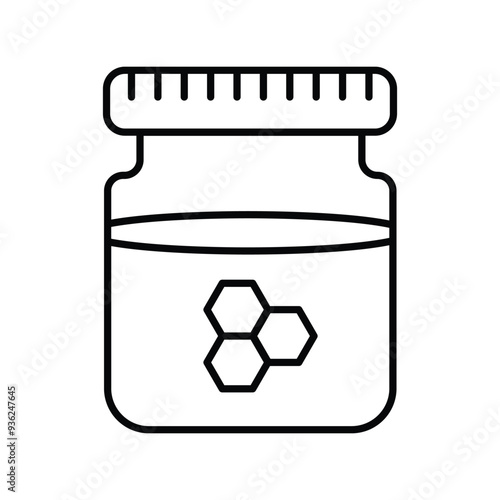 honey leneal icon vector stock illustration