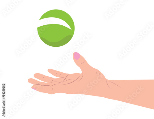 hand out throwing a ball png