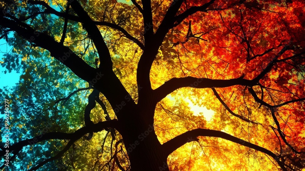 Vivid tree background