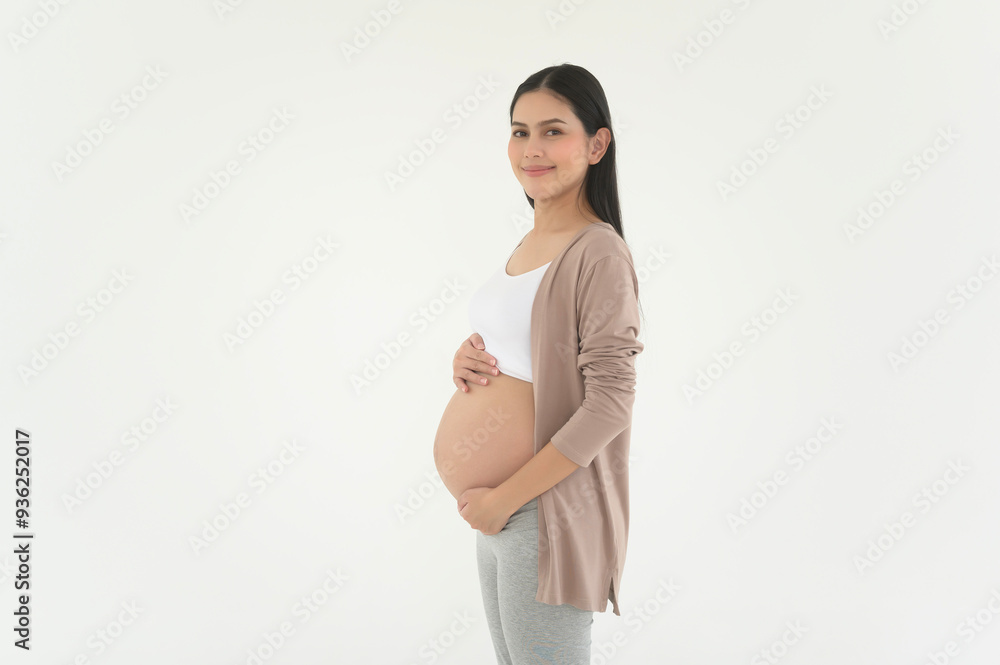 Portrait of Beautiful pregnant woman maternity concept Portrait of Beautiful pregnant woman maternity concept