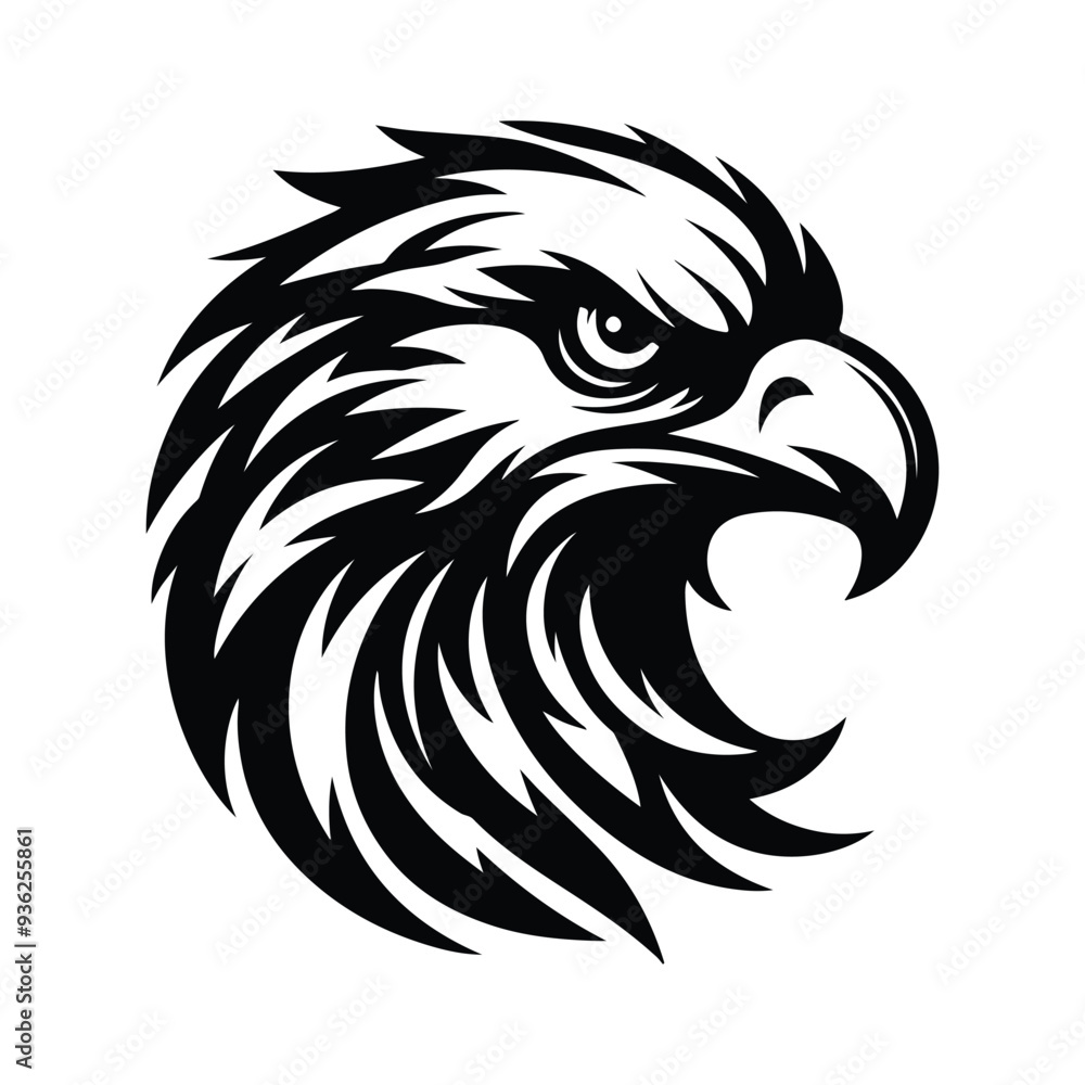 Eagle Face Silhouette, Bald Eagle Head Silhouette Vector Art Eagle face Silhouettes Clipart Eagle Face Silhouette, Bald Eagle Head Silhouette Vector Art Eagle face Silhouettes Clipart