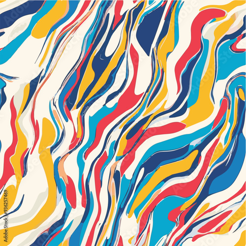 Illustration of Multi color Geometric 