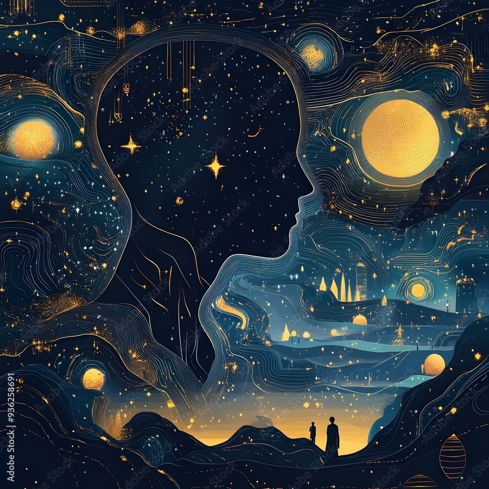 Fototapeta premium Starry Sky Fantasies