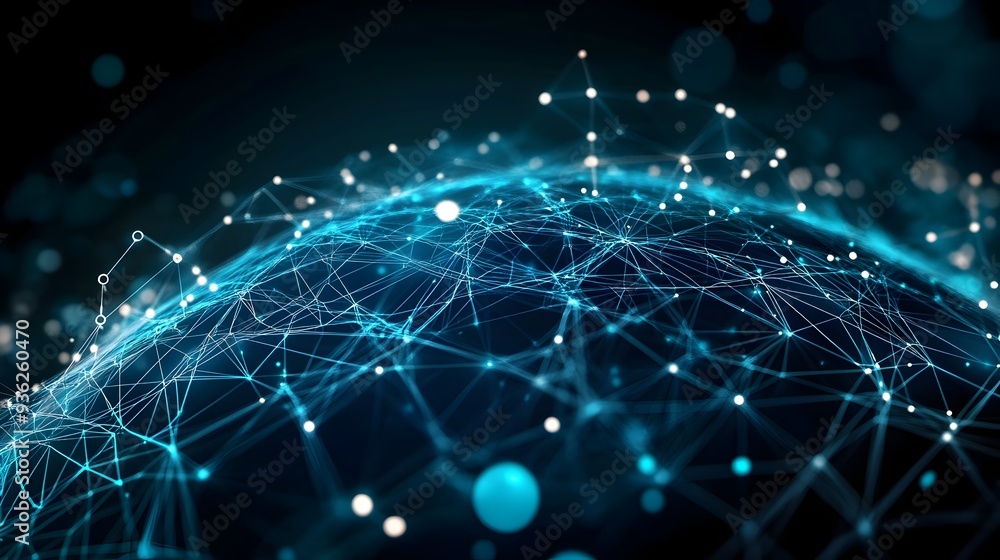 Innovative Digital Network Connecting Businesses in the Futuristic Tech Landscape Showcasing a global Innovative Digital Network Connecting Businesses in the Futuristic Tech Landscape Showcasing a global