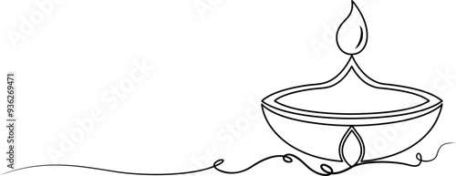 diwali icon lineart,Diwali Candles line art,Diwali element vector