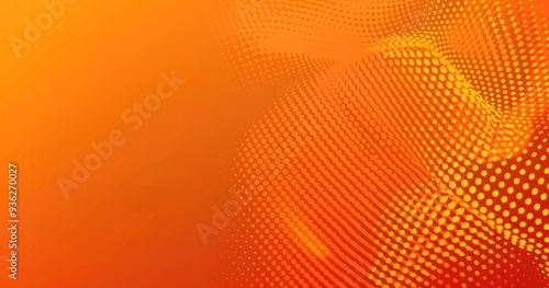 A vibrant abstract background featuring a gradient of orange tones with dotted patterns, suitable for graphic design projects.