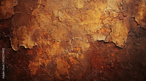 Cracked Brown Texture Background.