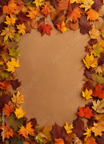 autumn leaves border