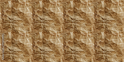 Wallpaper Mural Heavy grunge paper texture with a strong, weathered effect. Seamless texture background. Pattern design Torontodigital.ca