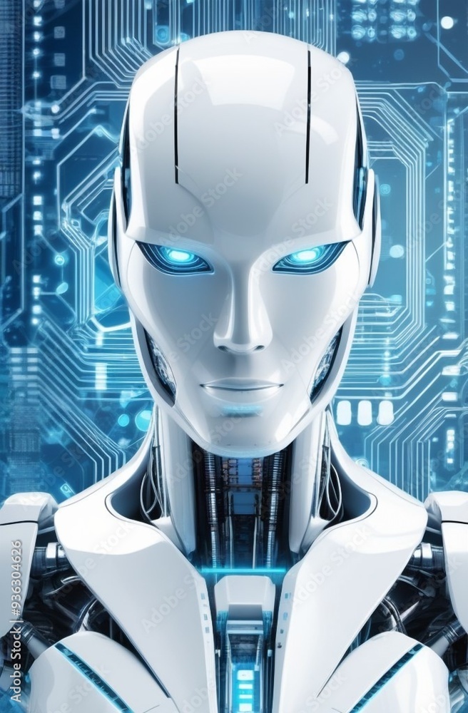 white background on the theme of science, woman robot, robotics, future, artificial intelligence, research, genetic modification, bioengineering and chemistry, place for text, programming white background on the theme of science, woman robot, robotics, future, artificial intelligence, research, genetic modification, bioengineering and chemistry, place for text, programming