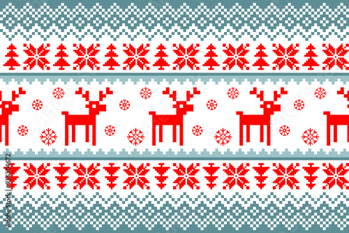 Christmas Background Vector Illustration. Red Background in Vector Format. Download Christmas Wallpaper. High Quality EPS Vector and High Resolution Image for New Year Clothes Pattern and Decoration. 