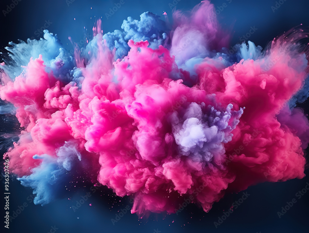 Nebulae and colored smoke 3d rendering. Nebulae and colored smoke 3d rendering.