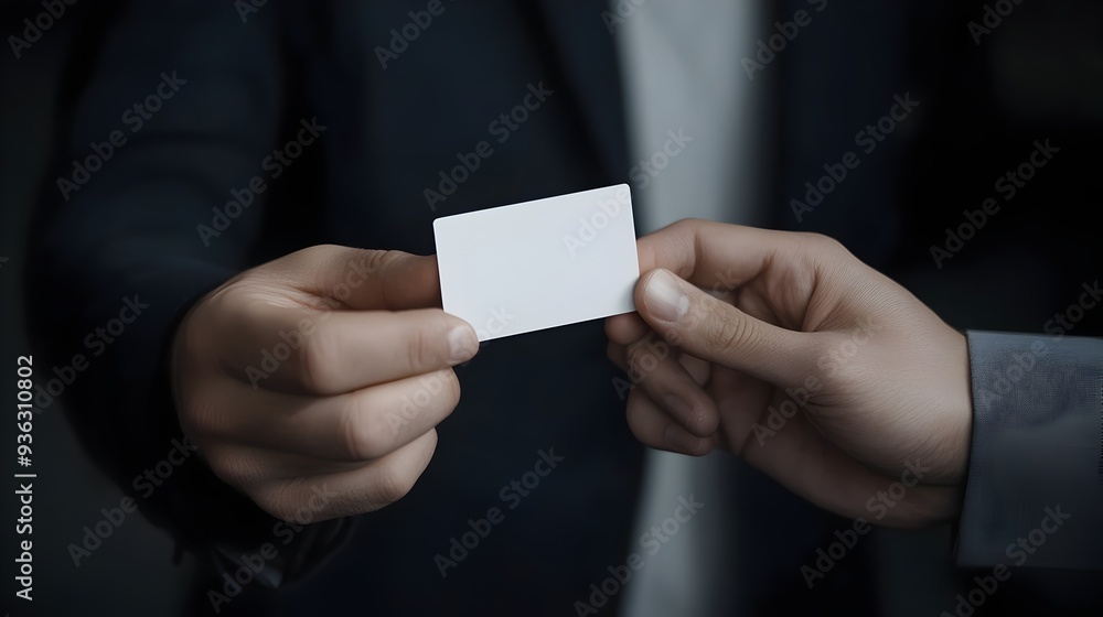 Professional Business Card Exchange Between Colleagues Coworkers and Industry Partners for New Opportunities Professional Business Card Exchange Between Colleagues Coworkers and Industry Partners for New Opportunities