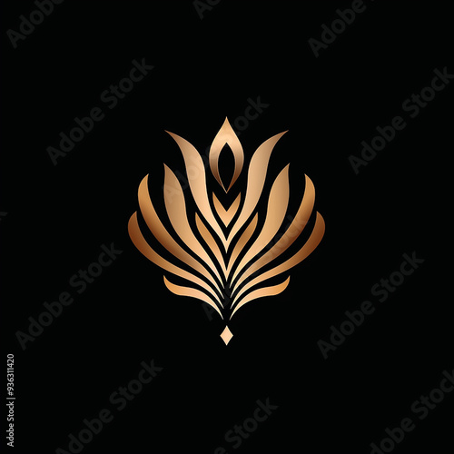 Creative Company Logo on solid background