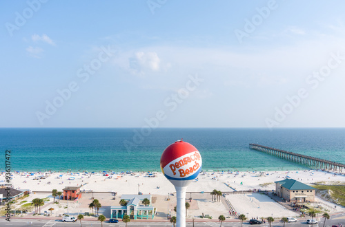Aerial view of Pensacola Beach