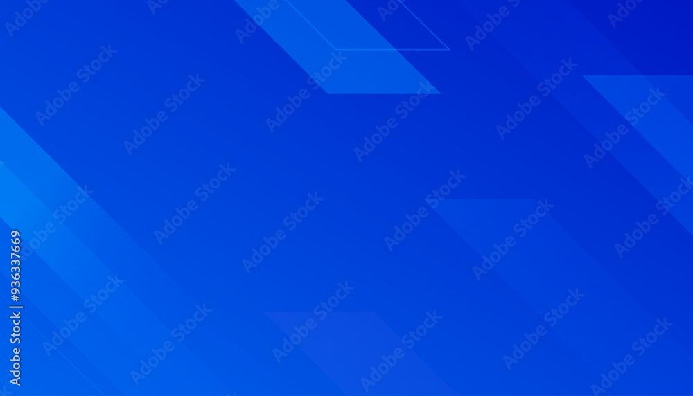 Obraz premium Blue geometric abstract background. Vector illustration