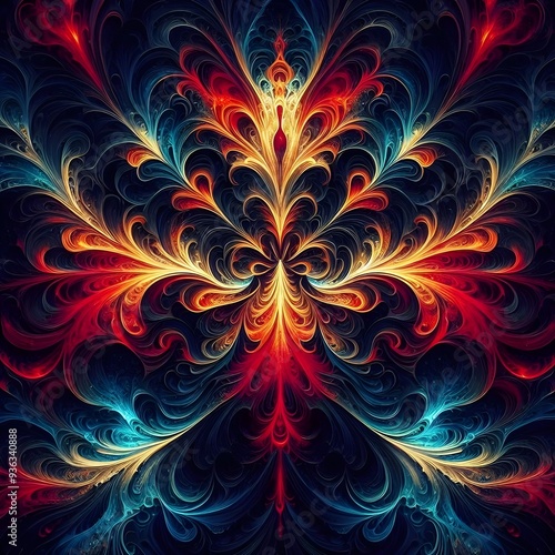 abstract fractal background