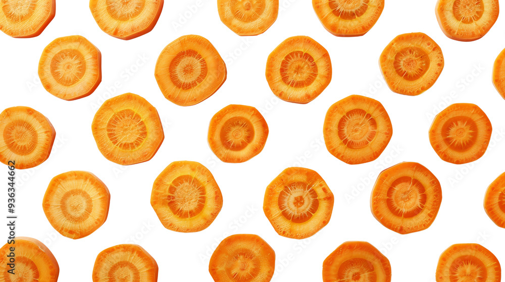 Carrot Slices Pattern Carrot Slices Pattern