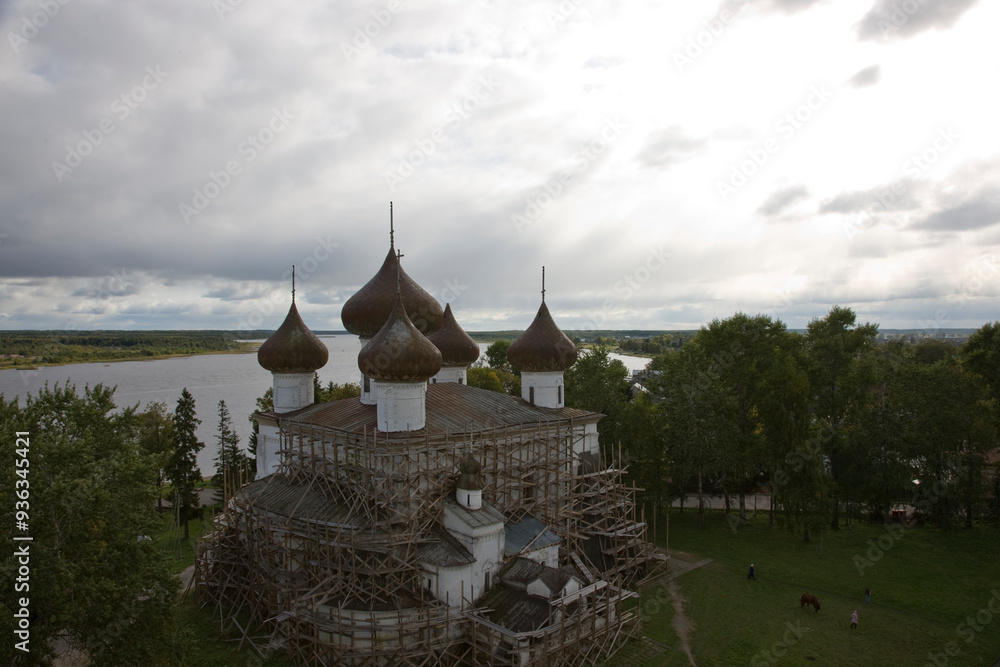 Russia Arkhangelsk region, Kargopol on a cloudy summer day Russia Arkhangelsk region, Kargopol on a cloudy summer day
