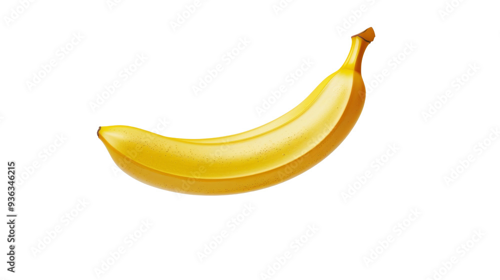 Single Ripe Yellow Banana Single Ripe Yellow Banana