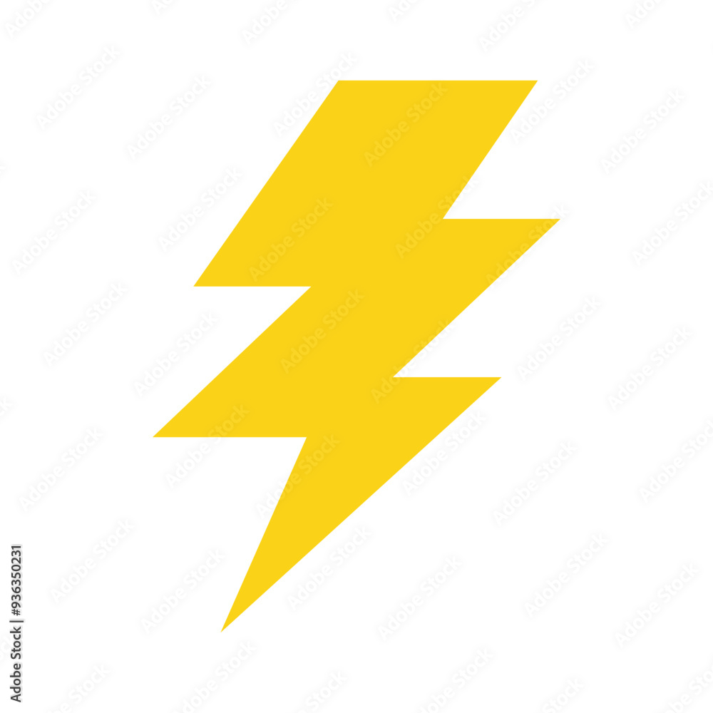 Lightning flash icon symbol sign isolated on white design. Vector illustration Lightning flash icon symbol sign isolated on white design. Vector illustration