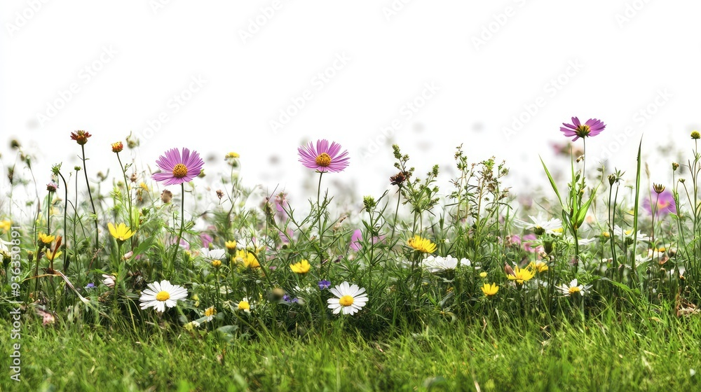 Meadow with flowers Meadow with flowers