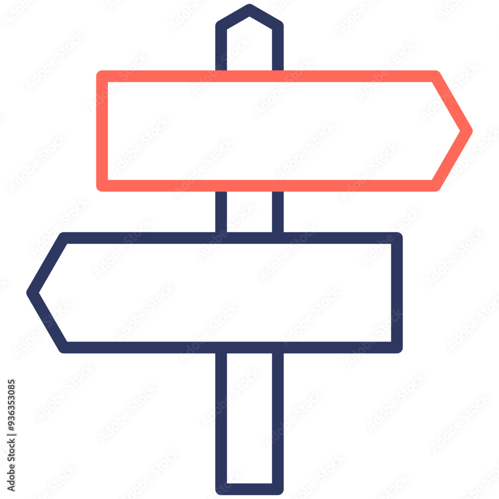 Fototapeta premium Signpost Icon
