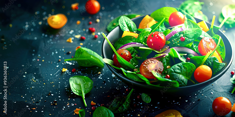 Salad is a healthy food Salad is a healthy food