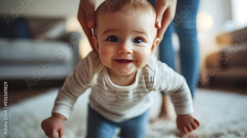 Happy Baby Learning Crawl Family Bonding Indoor Adventure Playtime