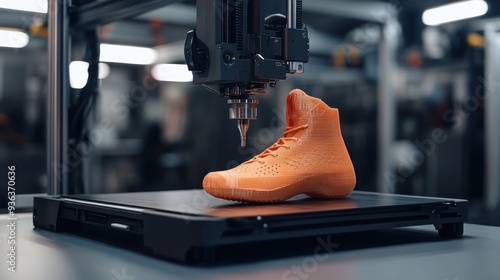 Obraz na płótnie 3D Printing a Shoe