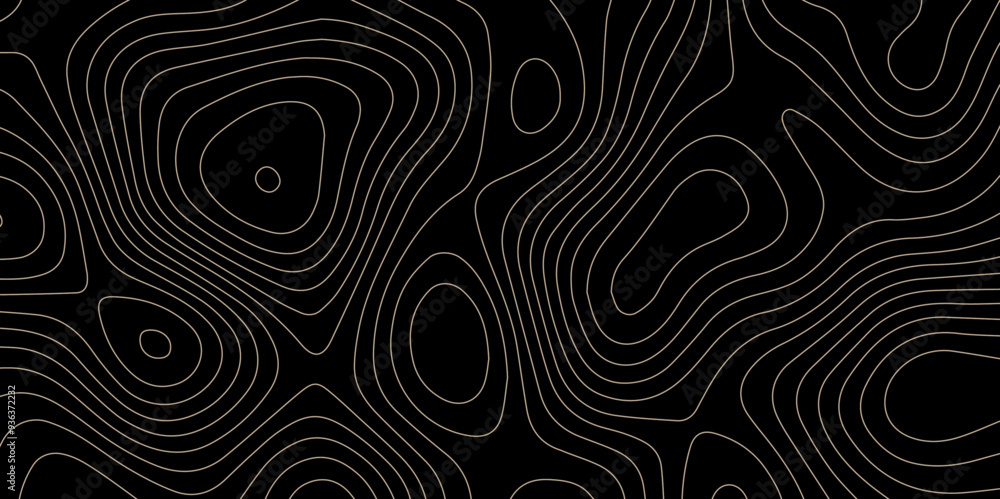 Obraz premium Abstract wave paper curved reliefs background .gradient multicolor wave curve lines banner background design .topographic contours map background .Vector geographic contour map. 