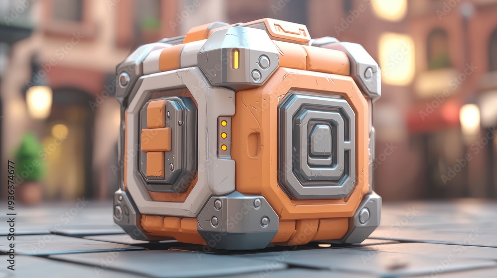 Futuristic Orange and Grey Futuristic Orange and Grey