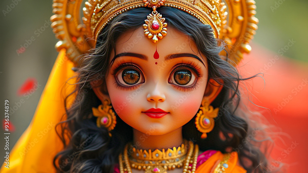 Laxmi goddess cute baby face Laxmi goddess cute baby face