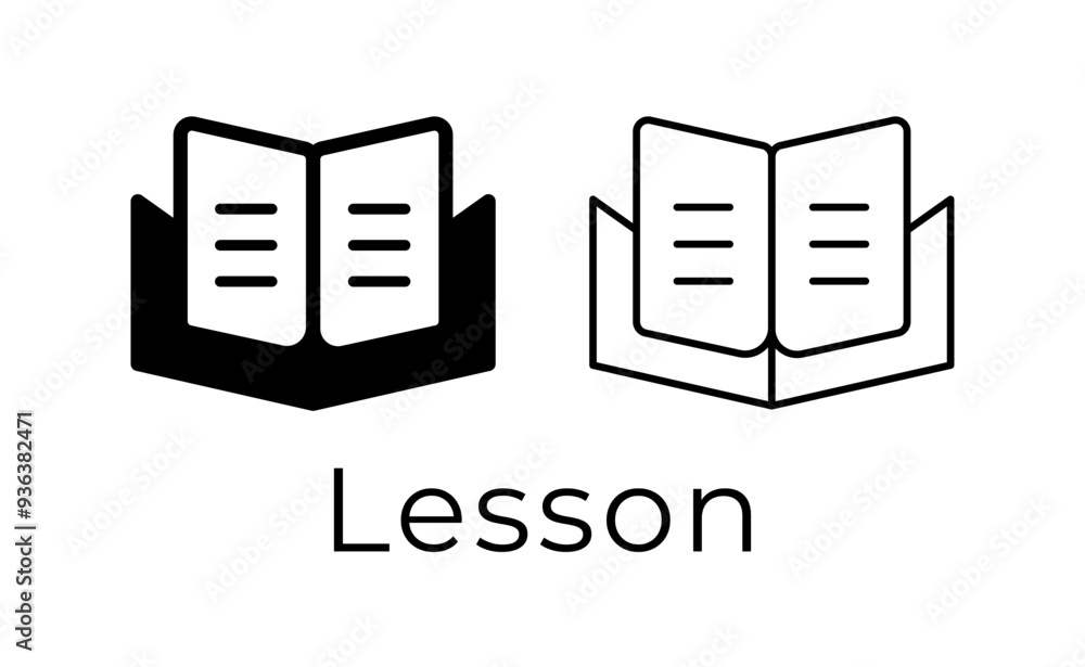 Lesson icon design vector illustration. Education sign Lesson icon design vector illustration. Education sign
