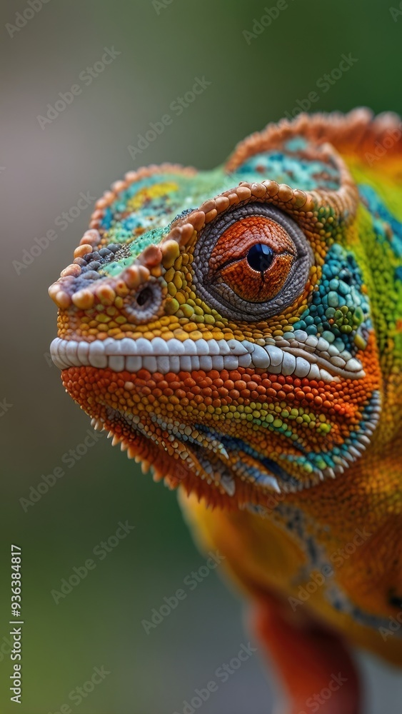 intricate illustration of a chameleon with vibrant colors intricate illustration of a chameleon with vibrant colors