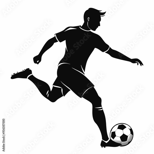 silhouette-of-a-soccer-player-in-action 