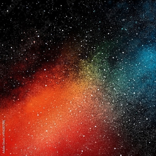 Abstract Grainy Background with Realistic Noise Texture