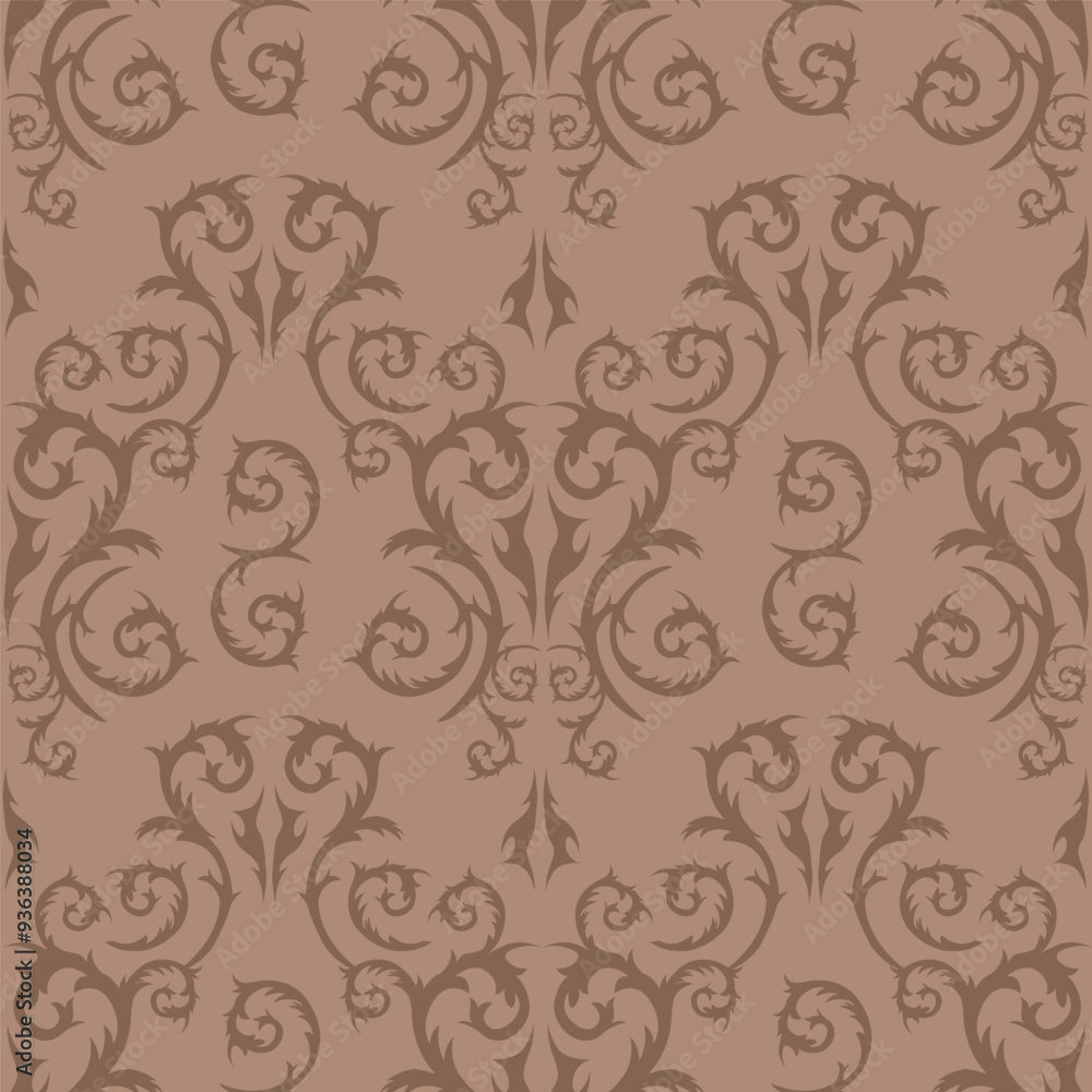 Hand drawn flowers seamless pattern Hand drawn flowers seamless pattern