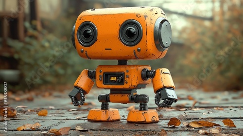 Adorable Rusty Robot in