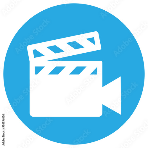 Application, cinematography, clapboard icon