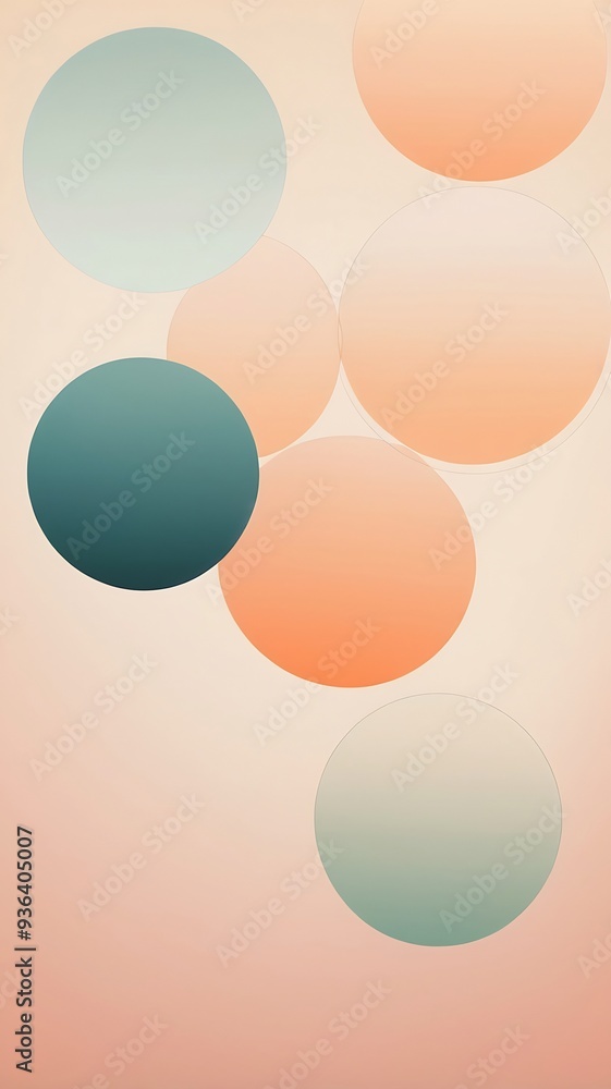 Vibrant Abstract Illustration Featuring Dynamic Circles with Colorful Gradients Set Against a Soft Background, Creating a Modern and Eye-Catching Design Ideal for Digital Art and Creative Projects Vibrant Abstract Illustration Featuring Dynamic Circles with Colorful Gradients Set Against a Soft Background, Creating a Modern and Eye-Catching Design Ideal for Digital Art and Creative Projects